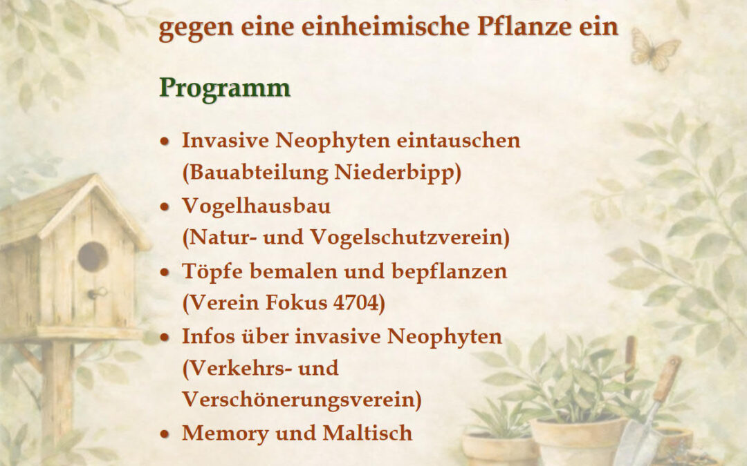 Neophyten-Tage der Einwohnergemeinde Niederbipp