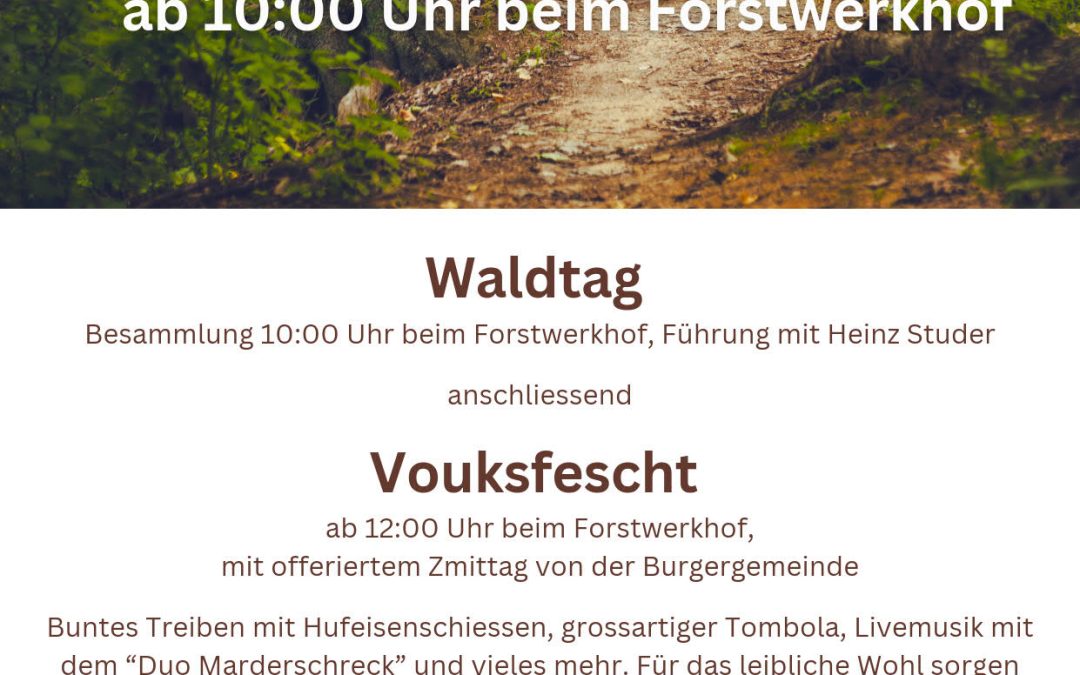 Waldtag mit Vouksfescht