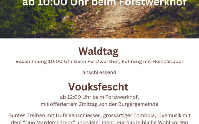 Waldtag mit Vouksfescht